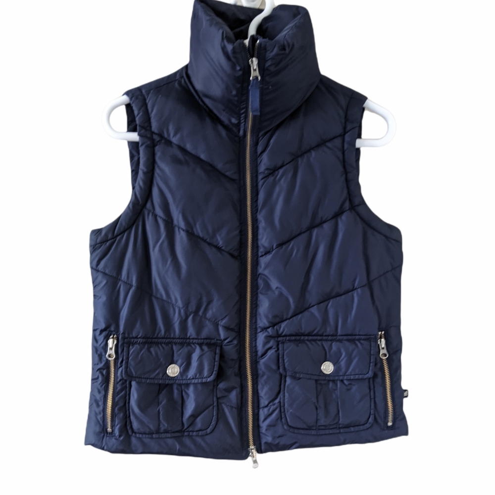 JACOB / NAVY PUFFER QUILTED VEST / SMALL
